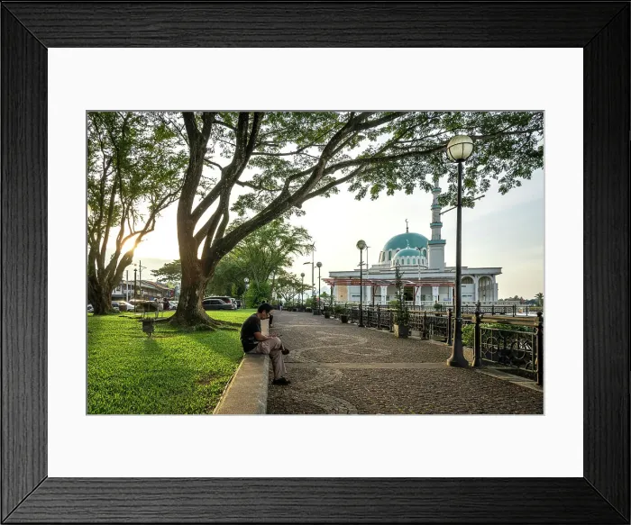Framed Print : India Mosque, Kuching, Sarawak, Borneo, Malaysia, Asia Framed Print : India Mosque, Kuching, Sarawak, Borneo, Malaysia, Asia