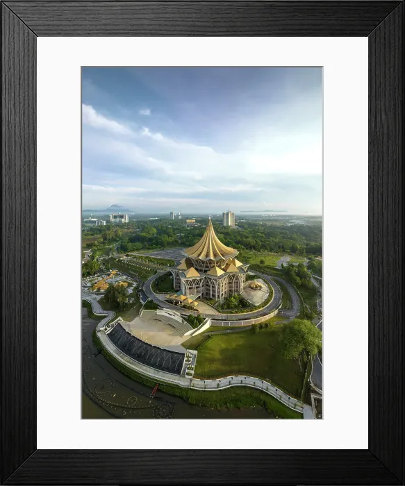 Framed Print : Sarawak State Legislative Assembly Building, Kuching, Sarawak, Borneo, Malaysia, Asia Framed Print : Sarawak State Legislative Assembly Building, Kuching, Sarawak, Borneo, Malaysia, Asia