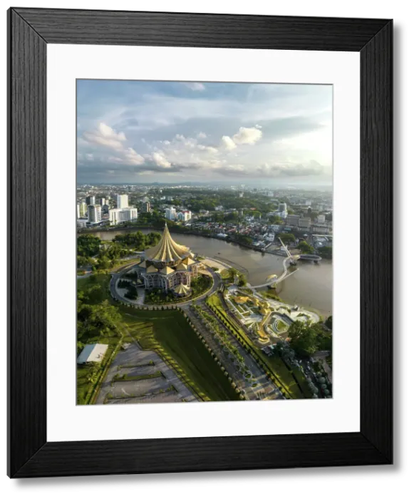 Framed Print : Sarawak River, Kuching, Sarawak, Borneo, Malaysia, Asia Framed Print : Sarawak River, Kuching, Sarawak, Borneo, Malaysia, Asia