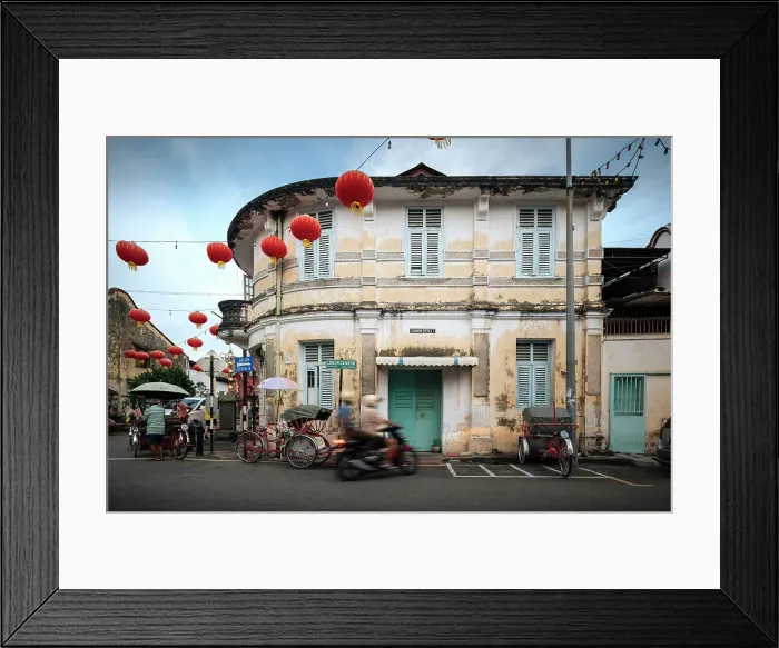 Framed Print : Armenian Street at dusk, George Town, Pulau Pinang, Penang, Malaysia, Asia Framed Print : Armenian Street at dusk, George Town, Pulau Pinang, Penang, Malaysia, Asia
