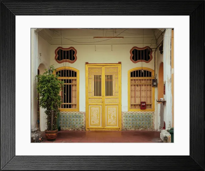 Framed Print : Armenian Street, George Town, Pulau Pinang, Penang, Malaysia, Asia