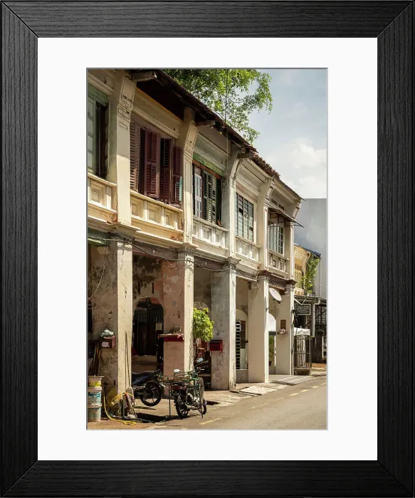 Framed Print : George Town, Pulau Pinang, Penang, Malaysia, Asia Framed Print : George Town, Pulau Pinang, Penang, Malaysia, Asia
