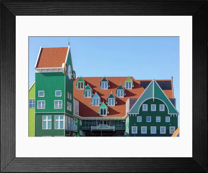 Framed Print : Modern architecture in the city centre of Zaandam, North Holland, Netherlands Framed Print : Modern architecture in the city centre of Zaandam, North Holland, Netherlands