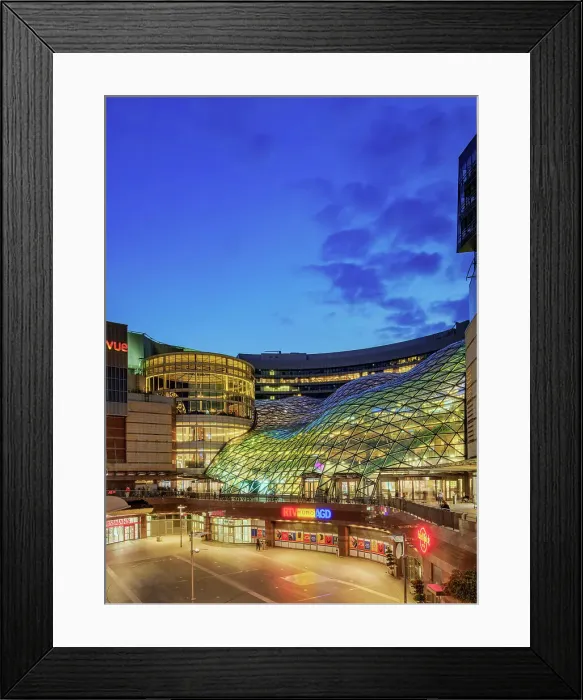 Framed Print : Zlote Tarasy Shopping Mall at dusk, Warsaw, Masovian Voivodeship, Poland Framed Print : Zlote Tarasy Shopping Mall at dusk, Warsaw, Masovian Voivodeship, Poland