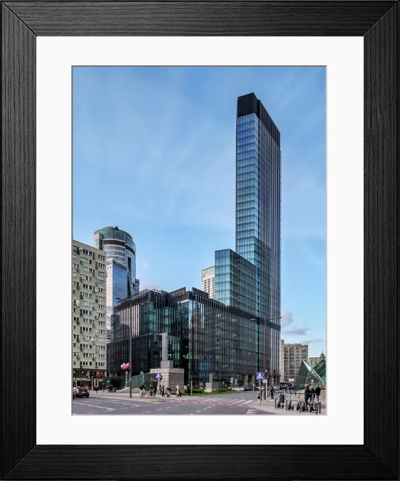 Framed Print : Skysawa Skyscraper at Swietokrzyska Street, Warsaw, Masovian Voivodeship, Poland Framed Print : Skysawa Skyscraper at Swietokrzyska Street, Warsaw, Masovian Voivodeship, Poland