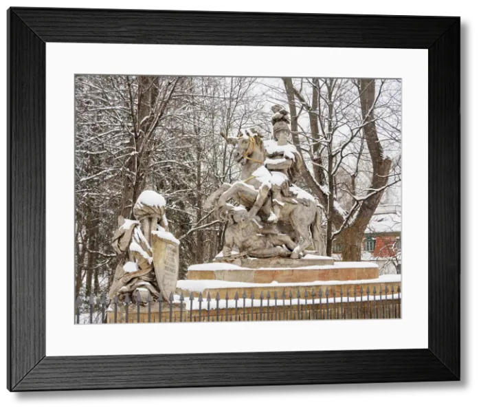 Framed Print : John III Sobieski Monument, Lazienki Park or Royal Baths Park, winter, Warsaw, Masovian Voivodeship, Poland Framed Print : John III Sobieski Monument, Lazienki Park or Royal Baths Park, winter, Warsaw, Masovian Voivodeship, Poland