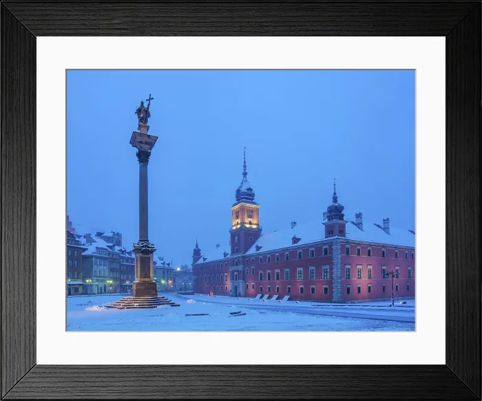Framed Print : Royal Castle and Sigismunds Column at dawn, Warsaw, Masovian Voivodeship, Poland Framed Print : Royal Castle and Sigismunds Column at dawn, Warsaw, Masovian Voivodeship, Poland