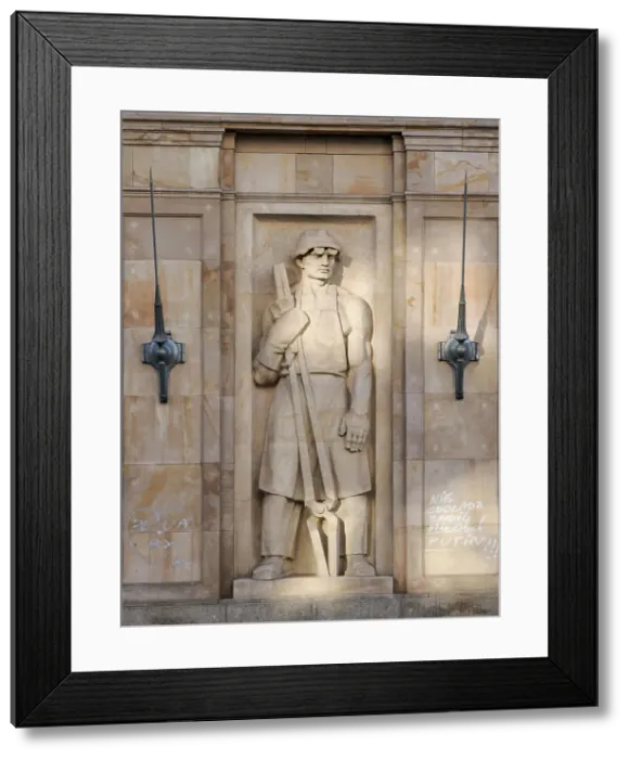 Framed Print : Socialist realism relief at Marszalkowska Street, Warsaw, Masovian Voivodeship, Poland Framed Print : Socialist realism relief at Marszalkowska Street, Warsaw, Masovian Voivodeship, Poland