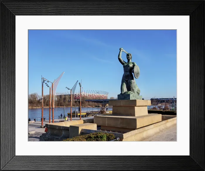 Framed Print : Syrenka, Warsaw Mermaid, Vistulan Boulevard, Warsaw, Masovian Voivodeship, Poland Framed Print : Syrenka, Warsaw Mermaid, Vistulan Boulevard, Warsaw, Masovian Voivodeship, Poland