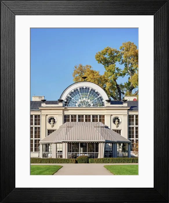 Framed Print : New Orangery, Lazienki Park or Royal Baths Park, Warsaw, Masovian Voivodeship, Poland