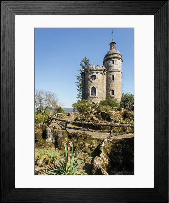 Framed Print : Portugal, Oporto, Forjaes, Quinta de Curvos, Tower inside the property Framed Print : Portugal, Oporto, Forjaes, Quinta de Curvos, Tower inside the property