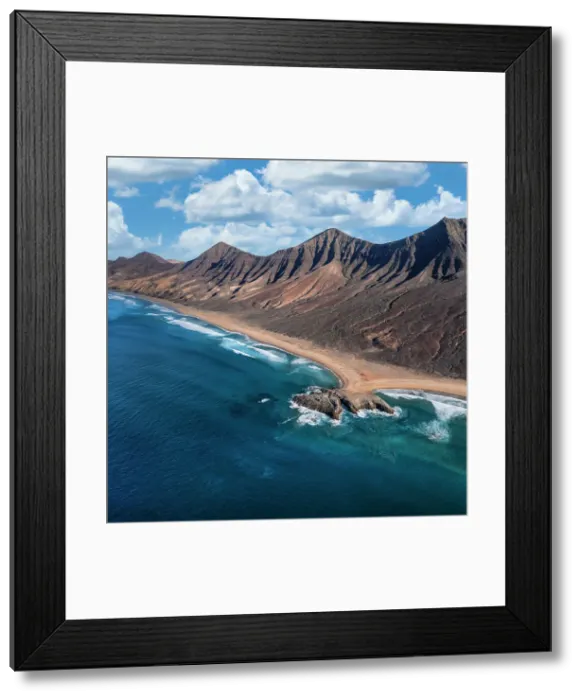 Framed Print : El Islote Islet and Pico de la Zarza Mountains, Cofete Beach, Jandia Peninsula, Fuerteventura, Canary Islands, Spain Framed Print : El Islote Islet and Pico de la Zarza Mountains, Cofete Beach, Jandia Peninsula, Fuerteventura, Canary Islands, Spain