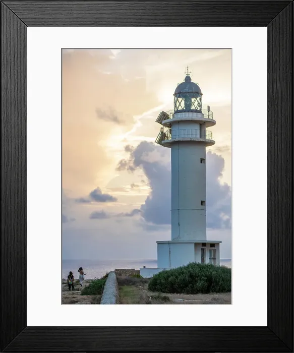 Framed Print : Spain, Balearic Islands, Formentera, The lighthouse of the Cap de Barbaria Framed Print : Spain, Balearic Islands, Formentera, The lighthouse of the Cap de Barbaria