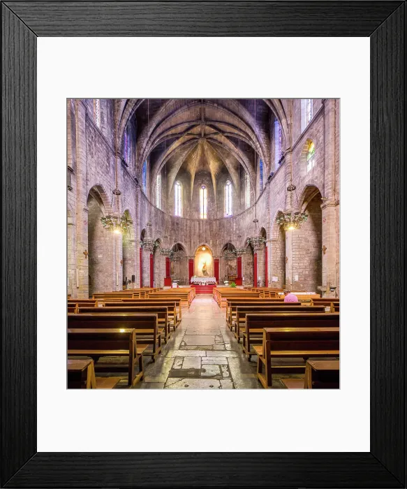 Framed Print : Spain, Catalonia, Costa Brava, Torroella de Montgri, The Sant Genis church Framed Print : Spain, Catalonia, Costa Brava, Torroella de Montgri, The Sant Genis church