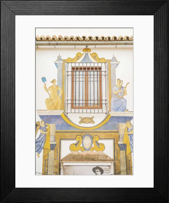 Framed Print : Mural, Cordoba, Andalusia, Spain Framed Print : Mural, Cordoba, Andalusia, Spain