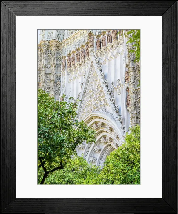 Framed Print : Facade above the Door of the Conception, Seville cathedral, Seville, Andalusia, Spain Framed Print : Facade above the Door of the Conception, Seville cathedral, Seville, Andalusia, Spain