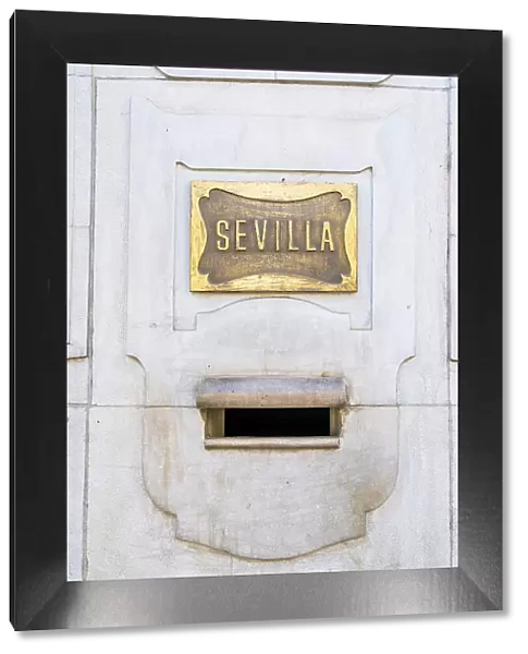 Letterbox, Seville, Andalusia, Spain