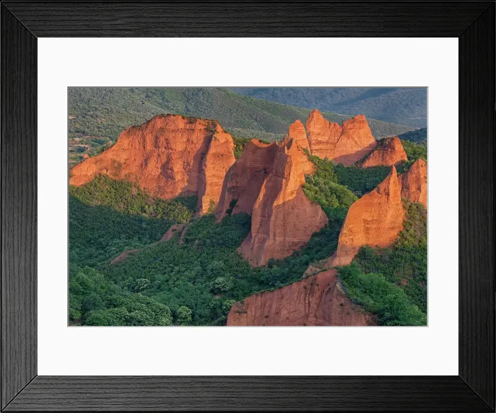 Framed Print : Spain, Castile-Leon, Las Medulas, Roman gold mine