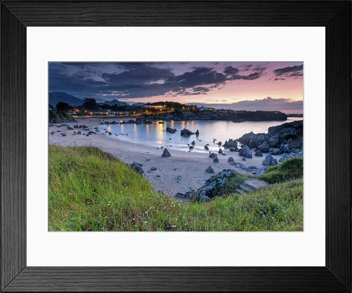 Framed Print : Spain, Asturias, Playa de Torres, beach near Llanes town Framed Print : Spain, Asturias, Playa de Torres, beach near Llanes town