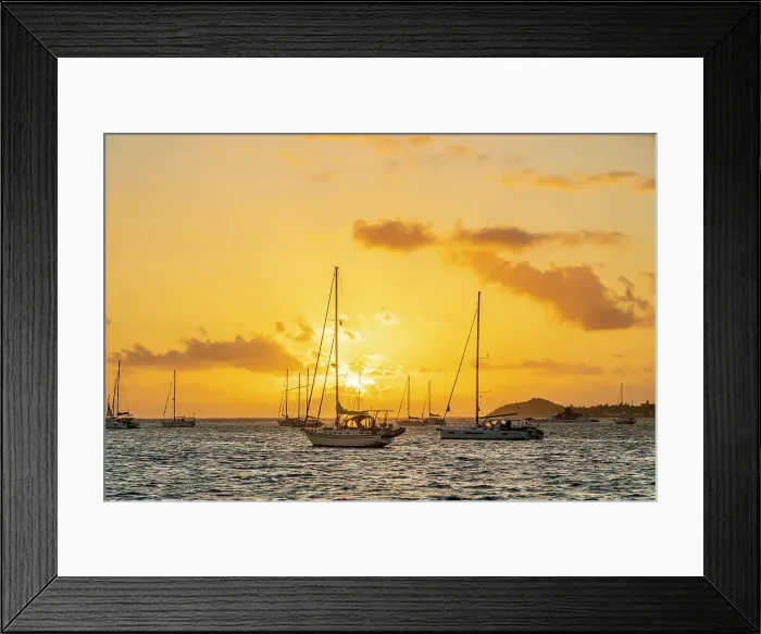 Framed Print : Sunset, Union Island, Grenadines, Saint Vincent and the Grenadines Islands, Caribbean Framed Print : Sunset, Union Island, Grenadines, Saint Vincent and the Grenadines Islands, Caribbean