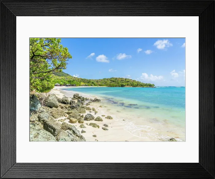 Framed Print : Shell Beach, Canouan Island, Grenadine Islands, Saint Vincent and the Grenadines, Caribbean Framed Print : Shell Beach, Canouan Island, Grenadine Islands, Saint Vincent and the Grenadines, Caribbean