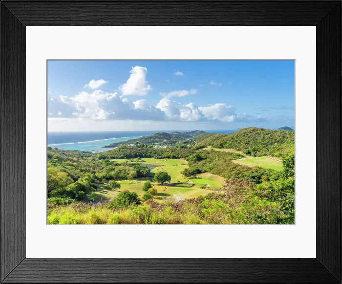 Framed Print : Golf Course, Canouan Estate, Canouan Island, Grenadine Islands, Saint Vincent and the Grenadines, Caribbean Framed Print : Golf Course, Canouan Estate, Canouan Island, Grenadine Islands, Saint Vincent and the Grenadines, Caribbean