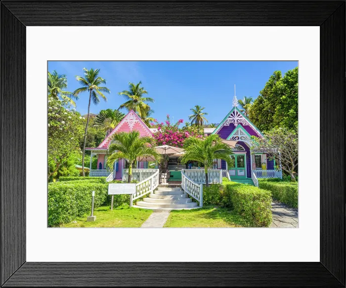 Framed Print : Local stores, Mustique, Grenadines, Saint Vincent and the Grenadines Islands, Caribbean Framed Print : Local stores, Mustique, Grenadines, Saint Vincent and the Grenadines Islands, Caribbean
