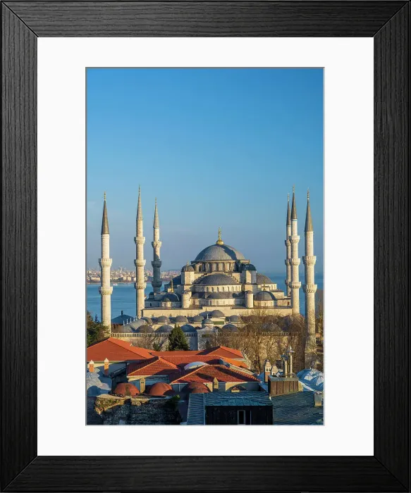 Framed Print : Blue Mosque at sunset, Istanbul, Turkey Framed Print : Blue Mosque at sunset, Istanbul, Turkey