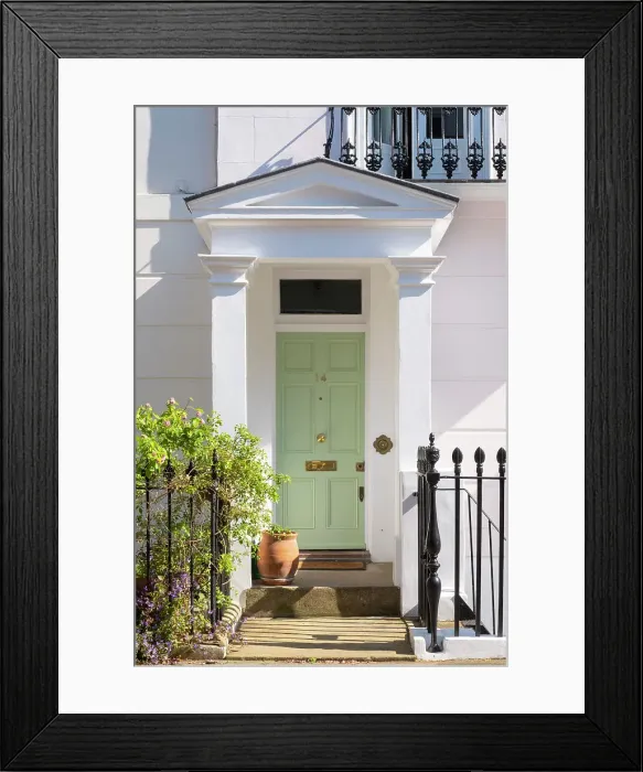 Framed Print : Doorway, Primrose Hill, London, England, UK Framed Print : Doorway, Primrose Hill, London, England, UK