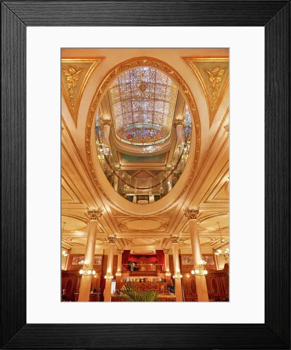 Framed Print : Interior of the Confiteria La Ideal Notable Bar, San Nicolas, Buenos Aires, Argentina Framed Print : Interior of the Confiteria La Ideal Notable Bar, San Nicolas, Buenos Aires, Argentina