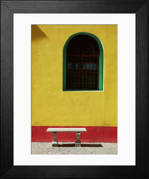 Framed Print : Detail of a painted wall at the Caminito de La Boca street museum, Buenos Aires, Argentina