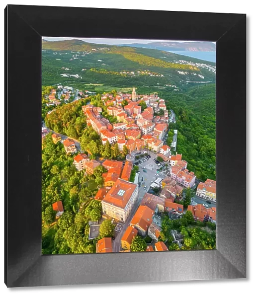 Hilltop village of Labin, Istria, Croatia