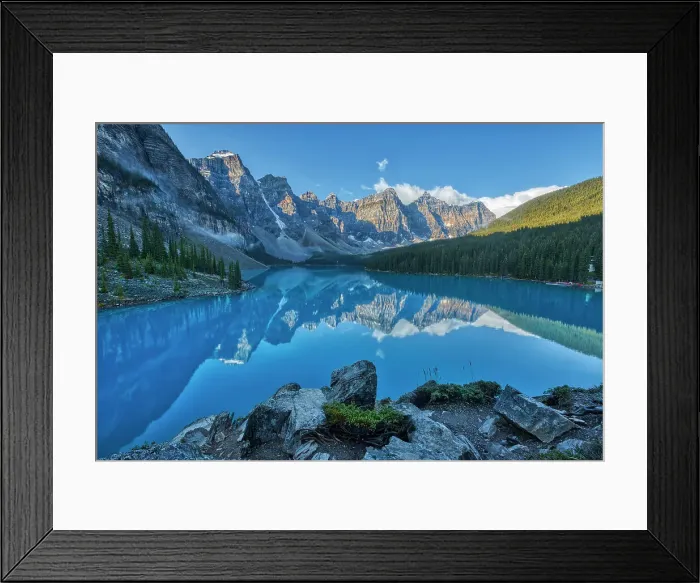 Framed Print : Moraine Lake and the Valley of the Ten Peaks. Banff National Park, Alberta, Canada Framed Print : Moraine Lake and the Valley of the Ten Peaks. Banff National Park, Alberta, Canada