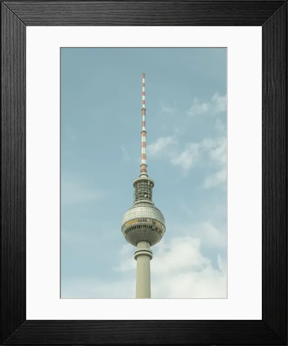 Framed Print : TV Tower (Berliner Fernsehturm), Alexanderplatz, Berlin, Germany Framed Print : TV Tower (Berliner Fernsehturm), Alexanderplatz, Berlin, Germany