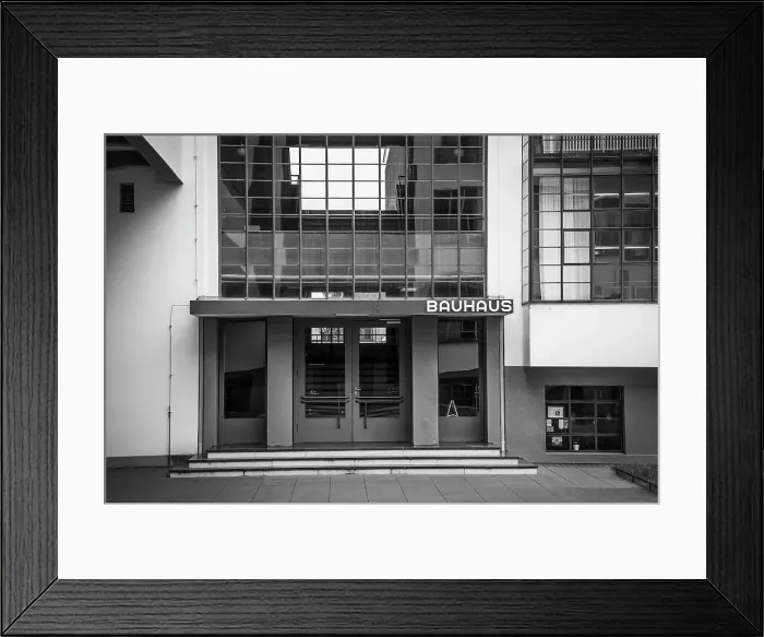 Framed Print : Bauhaus Dessau, Dessau-Rosslau, Saxony-Anhalt, Germany