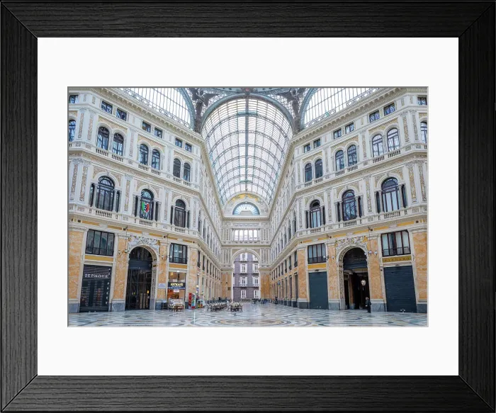 Framed Print : Interior of Galleria Umberto l, Naples, Campania, Italy Framed Print : Interior of Galleria Umberto l, Naples, Campania, Italy