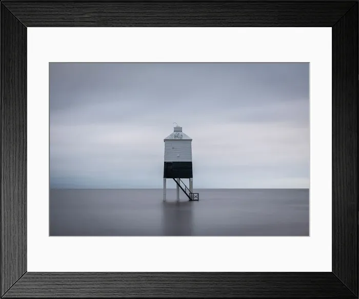 Framed Print : Burrnham's stilted Low Lighthouse at high tide, Burnham on Sea, Somerset, England. Winter (February) 2023 Framed Print : Burrnham's stilted Low Lighthouse at high tide, Burnham on Sea, Somerset, England. Winter (February) 2023
