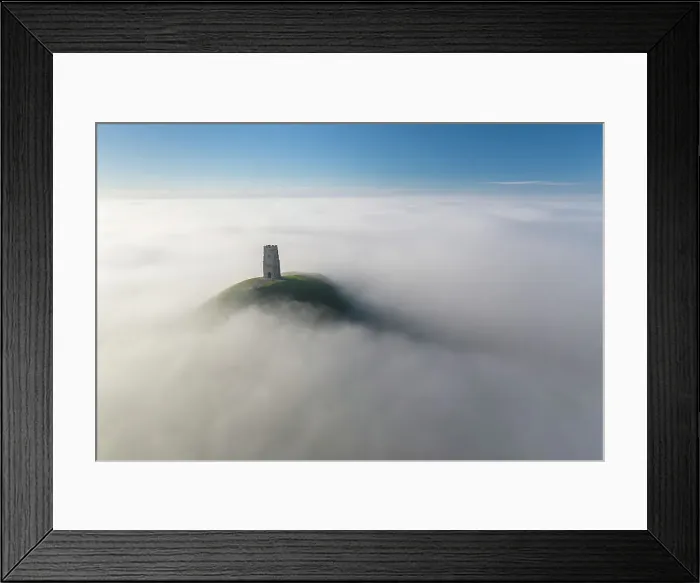 Framed Print : Glastonbury Tor surrounded by a sea of mist, Glastonbury, Somerset, England. Winter (December) 2022 Framed Print : Glastonbury Tor surrounded by a sea of mist, Glastonbury, Somerset, England. Winter (December) 2022