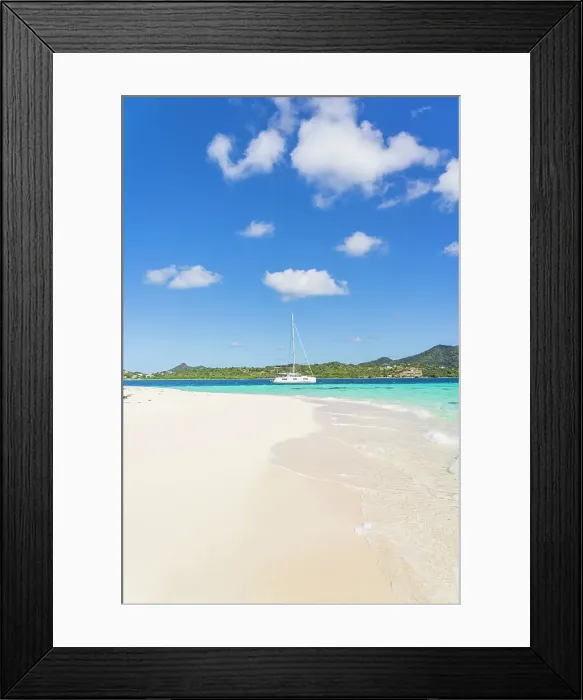 Framed Print : White Island, Carriacou Island, Grenada, Caribbean Framed Print : White Island, Carriacou Island, Grenada, Caribbean