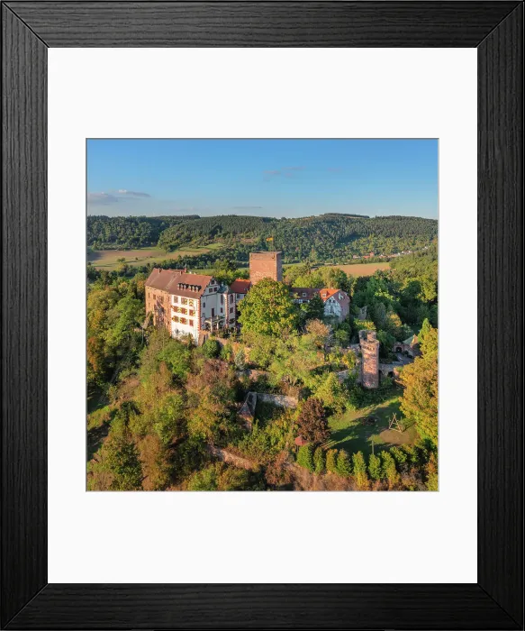 Framed Print : Gamburg Castle, Taubertal Valley, Baden-Wurttemberg; Germany