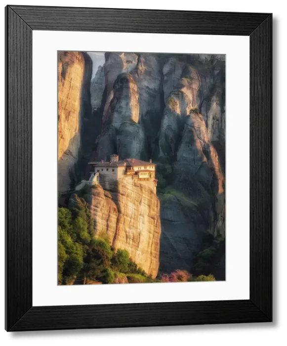 Framed Print : Holy Monastery of Rousanou, Meteora, Greece