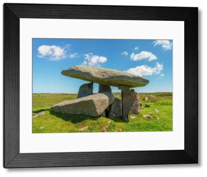 Framed Print : Ireland, Co. Donegal, Ardara, Kilclooney Dolmen Framed Print : Ireland, Co. Donegal, Ardara, Kilclooney Dolmen
