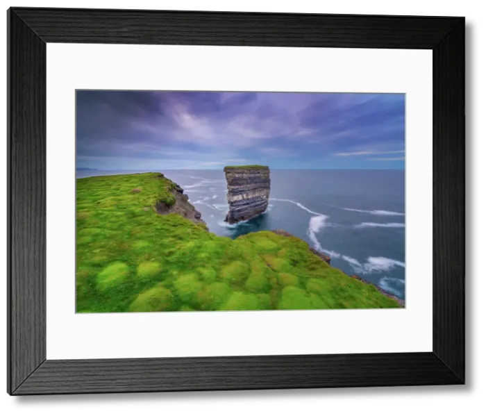 Framed Print : Ireland, Co. Mayo, Ballycastle, Downpatrick head, Dun Briste Sea Stack Framed Print : Ireland, Co. Mayo, Ballycastle, Downpatrick head, Dun Briste Sea Stack