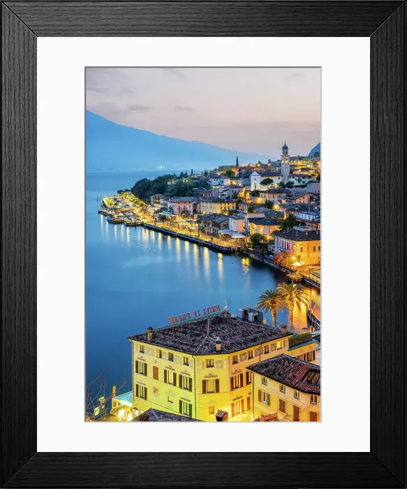Framed Print : Limone sul Garda, Lake Garda, Lombardy, Italy Framed Print : Limone sul Garda, Lake Garda, Lombardy, Italy