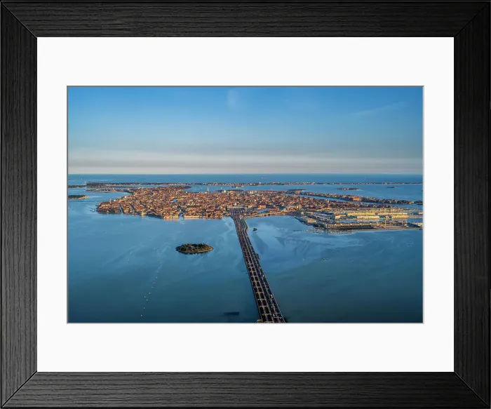 Framed Print : Aerial view of Venice, Veneto, Italy Framed Print : Aerial view of Venice, Veneto, Italy