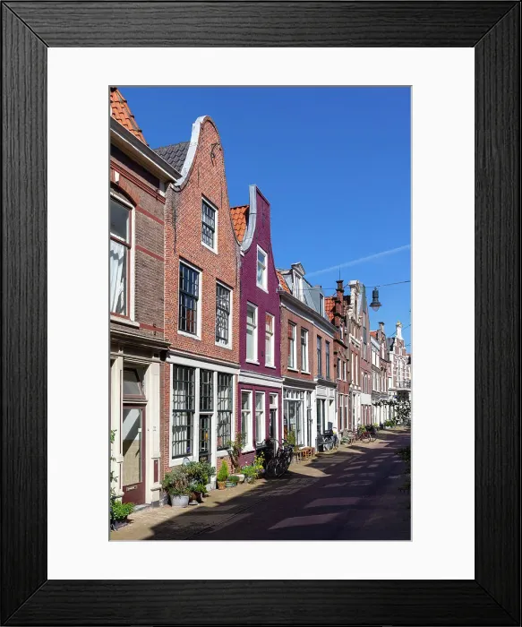 Framed Print : Traditional Dutch houses, Alkmaar, North Holland, Netherlands Framed Print : Traditional Dutch houses, Alkmaar, North Holland, Netherlands