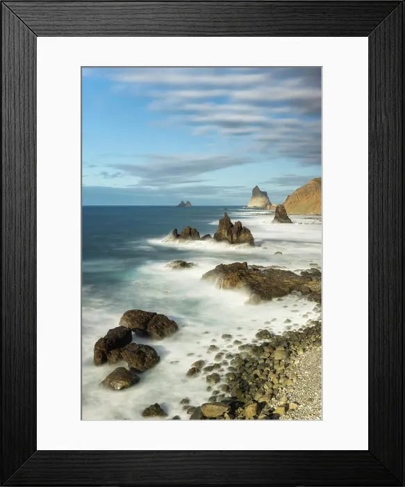 Framed Print : Benijo beach, Anaga Peninsula, Tenerife, Canary Islands Framed Print : Benijo beach, Anaga Peninsula, Tenerife, Canary Islands