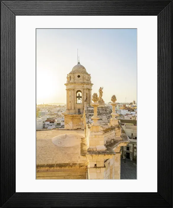 Framed Print : The view from Cadiz cathedral, Cadiz, Andalusia, Spain Framed Print : The view from Cadiz cathedral, Cadiz, Andalusia, Spain