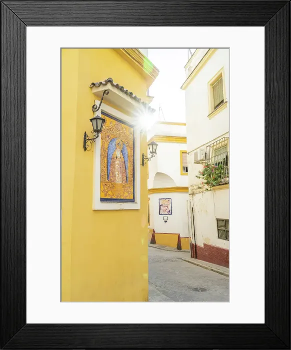 Framed Print : Tiled icon, Jerez de la Frontera, Andalusia, Spain Framed Print : Tiled icon, Jerez de la Frontera, Andalusia, Spain