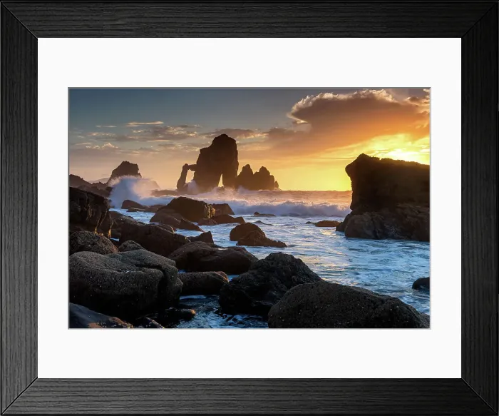 Framed Print : Spain, Basque Country, near San Juan de Gaztelugatxe peninsula Framed Print : Spain, Basque Country, near San Juan de Gaztelugatxe peninsula